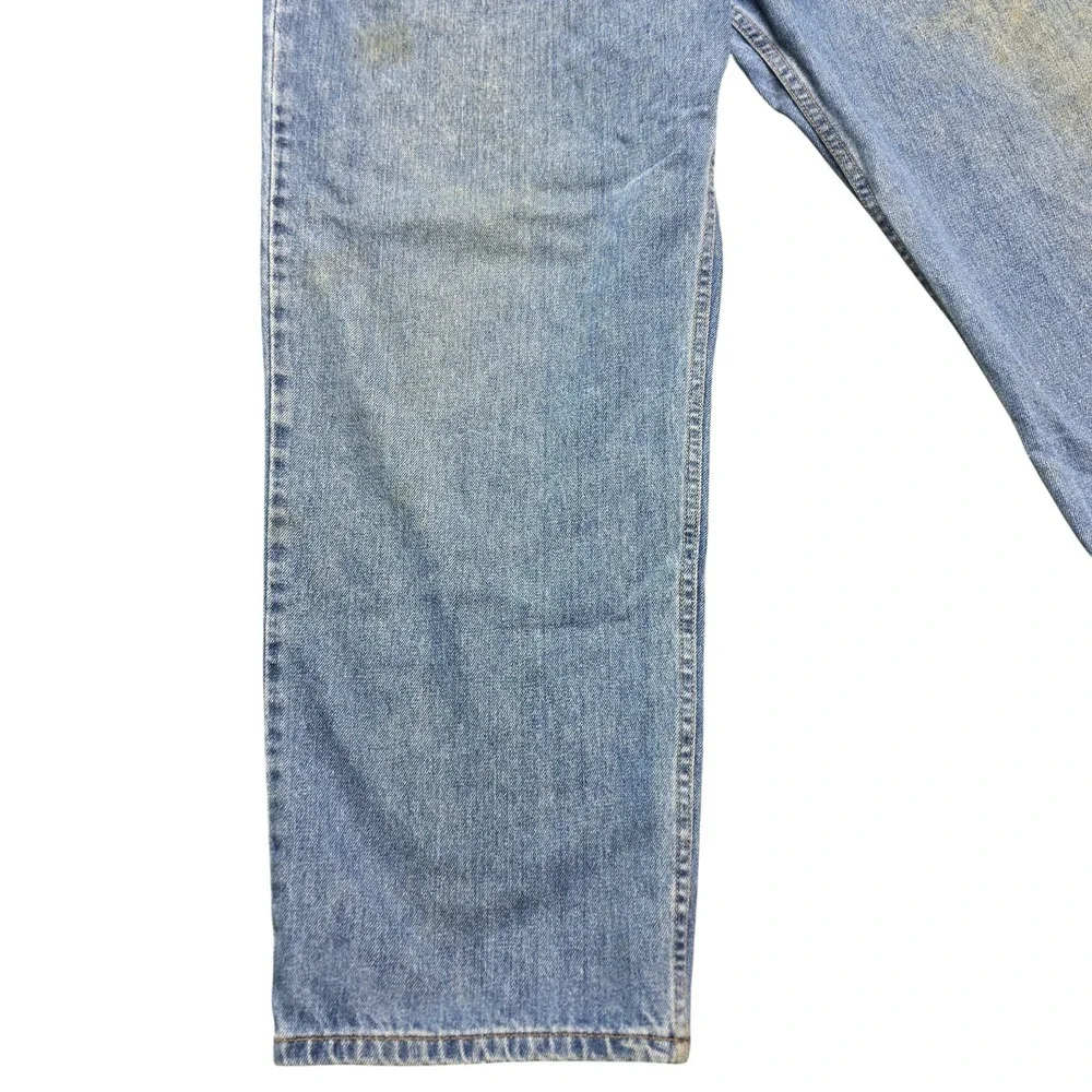 Baggy Distressed Skater Relaxed Fit 550 Denim Jeans Mens 45x29 Blue Levis